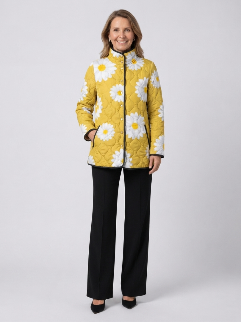 Sable | Charming Daisy Pattern Jacket