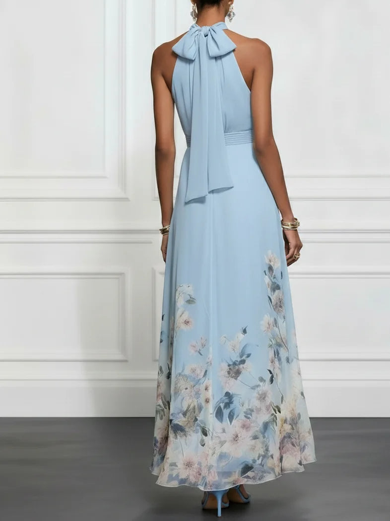 Kezia - Floral Halter Maxi Dress