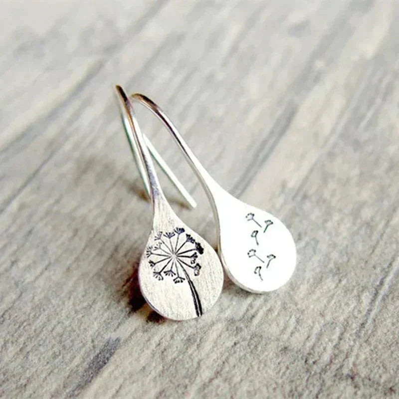 Timeless Silver Flower Earrings