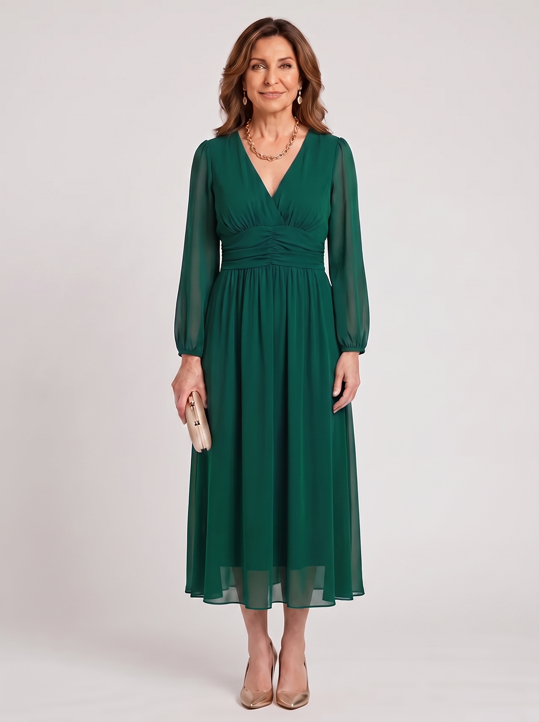 Chloe™ | Lightweight Silky Chiffon Dress