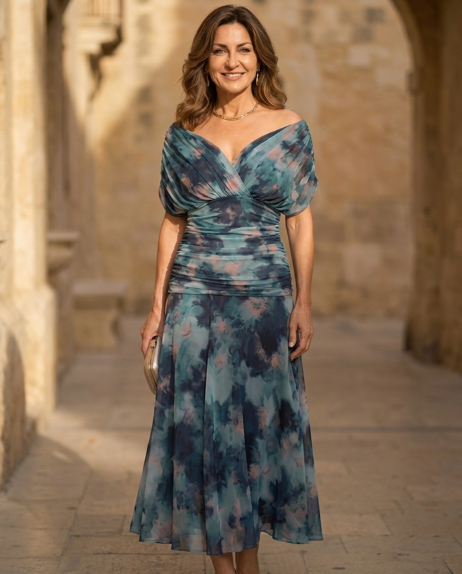 Luna | Elegant Blue Dress