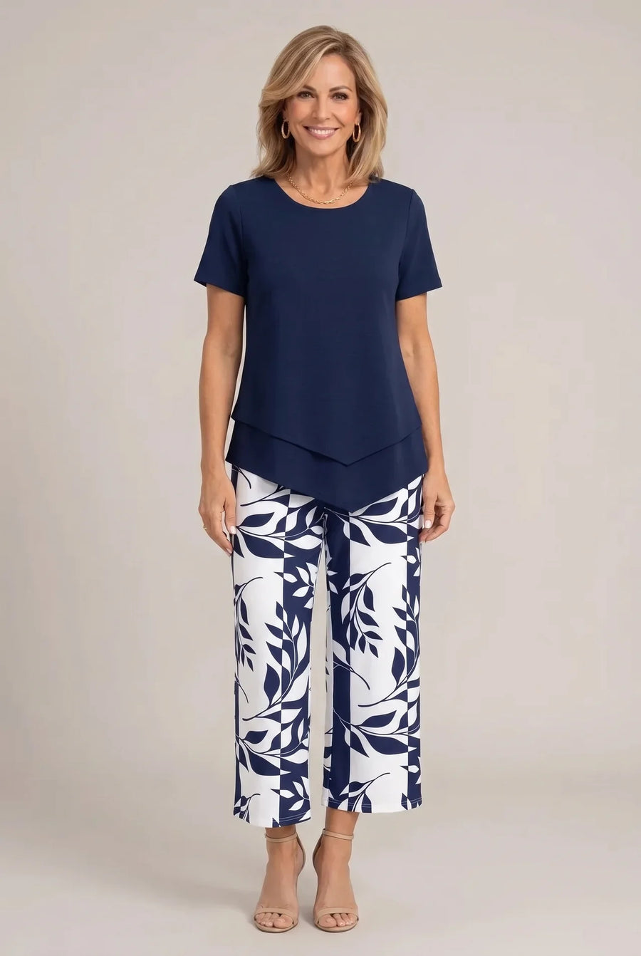 Aeryssa - Tailored Two-Piece Wide Leg Set